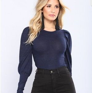 Damsel Puff Sleeve Top (long sleeve)